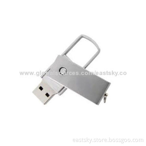 Custom Metal Flash Drive, Stainless Steel Shell, Built-in Password Protection and Bootable